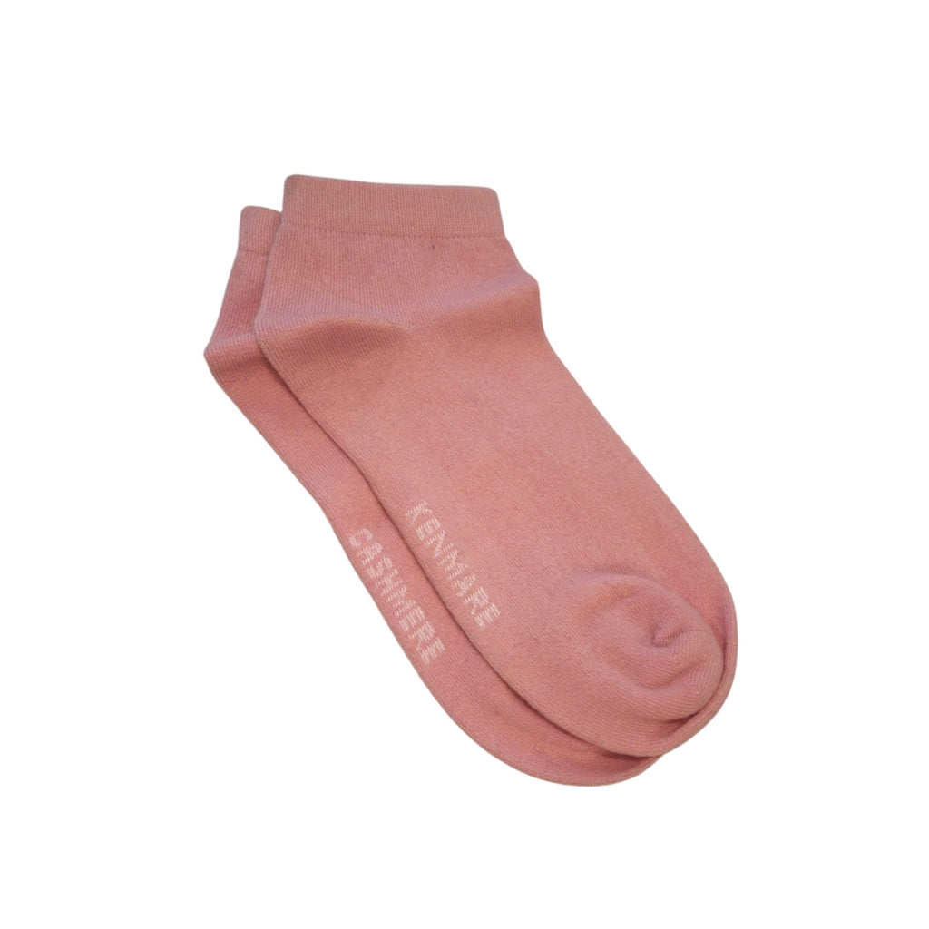 Soft Pink Cashmere Ankle Socks by Kenmare Cashmere