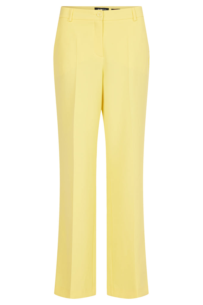 Robell Britt Relaxed Fit Trousers in Yellow