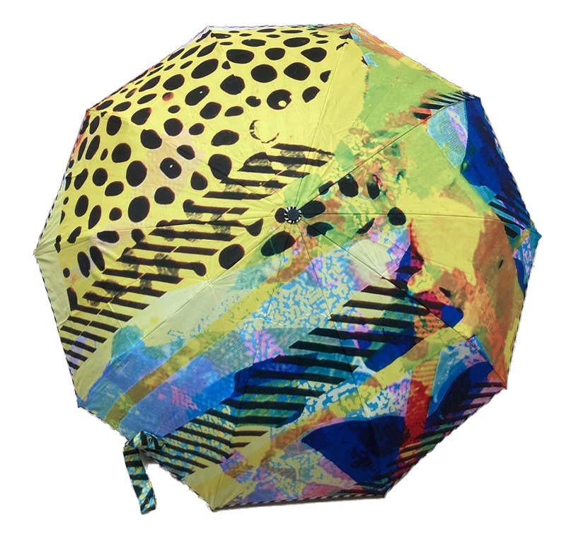 Clare O Connor Eco-Friendly Umbrella Yellow