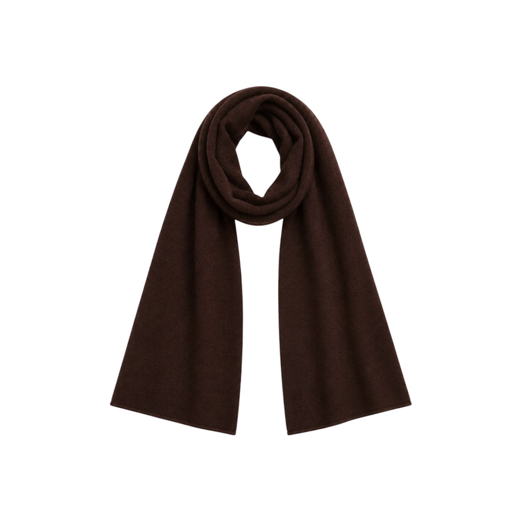Chocolate Brown Large Cashmere Travel Wrap by Kenmare Cashmere