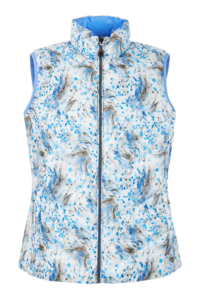 FRANDSEN Reversible Gilet in Hyacinth