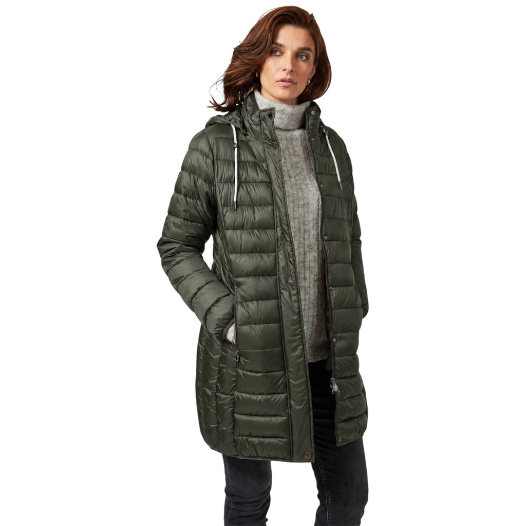 Khaki Green Puffer Jacket by Frandsen