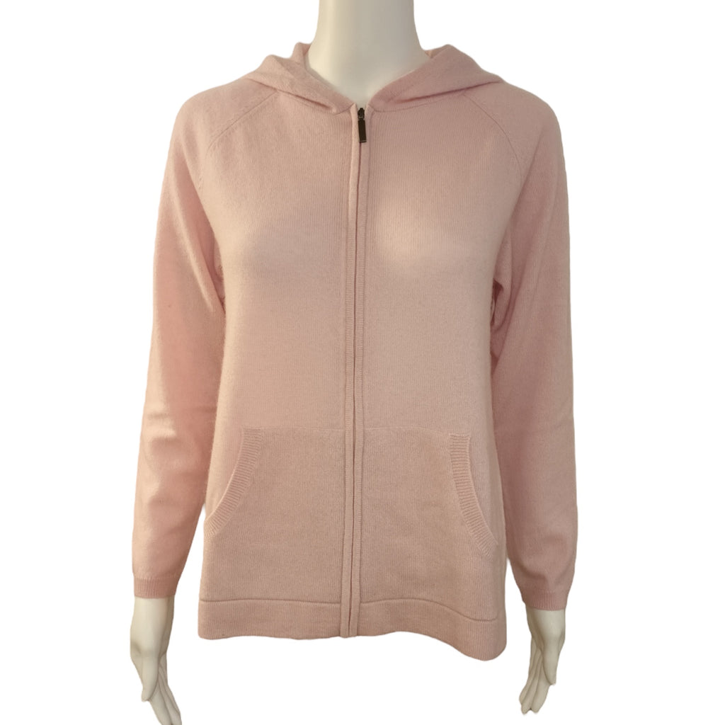 Cashmere Hoodie in Baby Pink