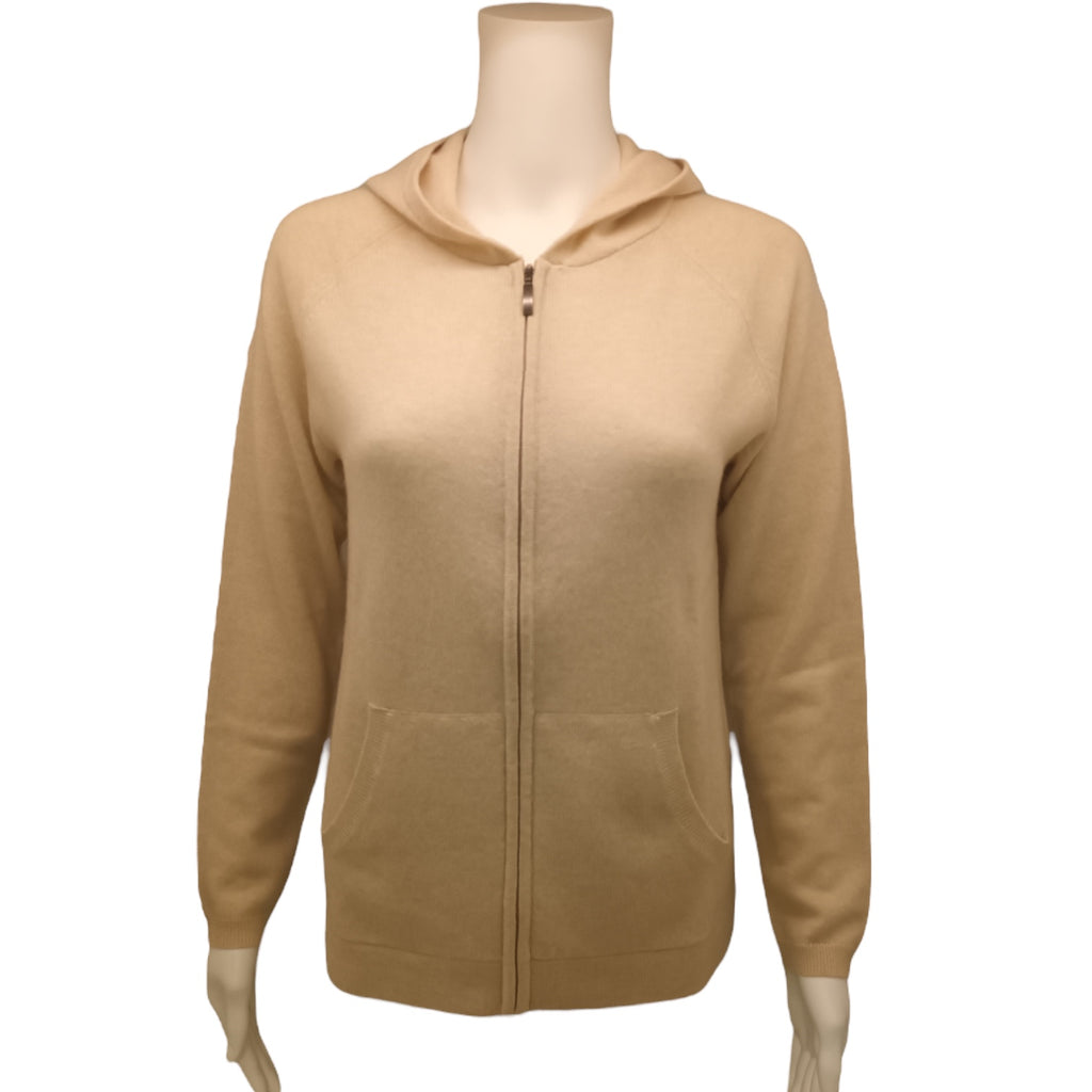 Cashmere Hoodie in Sand