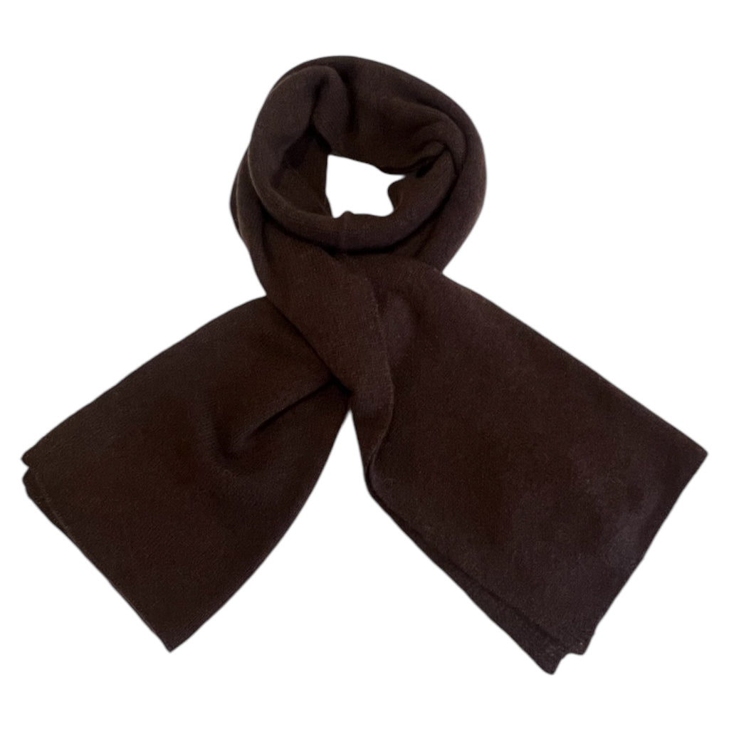 Cocoa Brown Cashmere Scarf