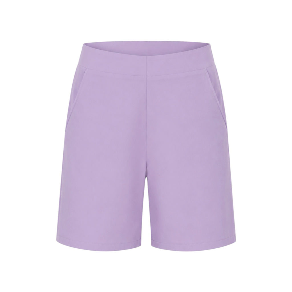 Light Purple Emma Tailored Shorts with Side Pockets by Robell