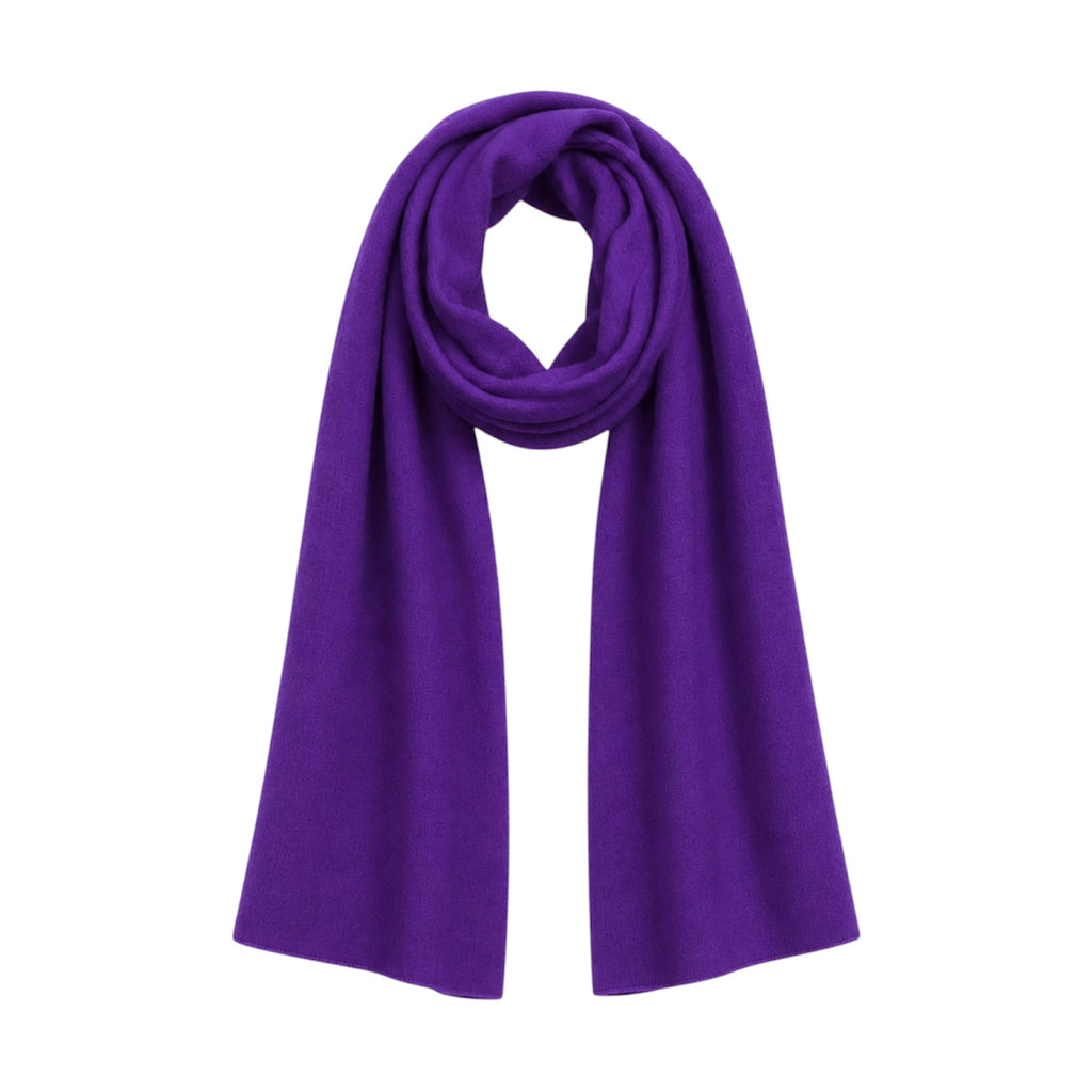Purple Large Cashmere Travel Wrap by Kenmare Cashmere
