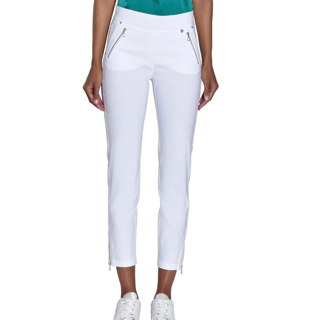 Robell Nena 09 Lightweight Trousers in White