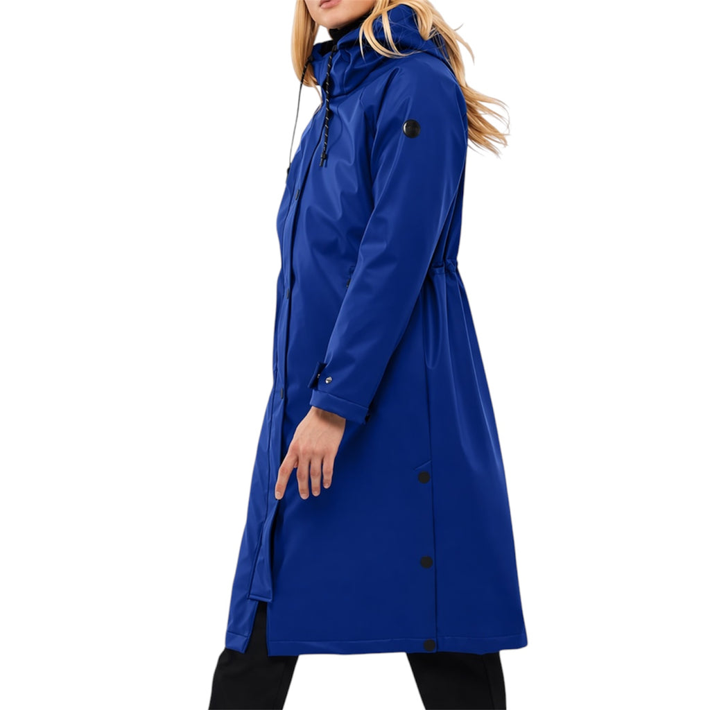 Cobalt blue water resistant jacket by Frandsen 