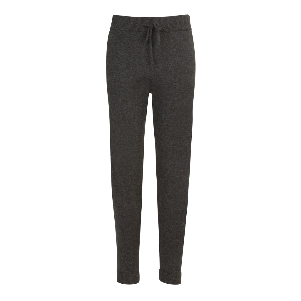 Cashmere Joggers in Charcoal Grey